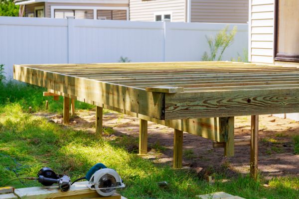 Elevated Deck Installation in Rochester