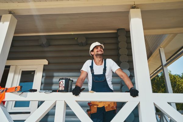 Porch Ceiling Construction in Rochester