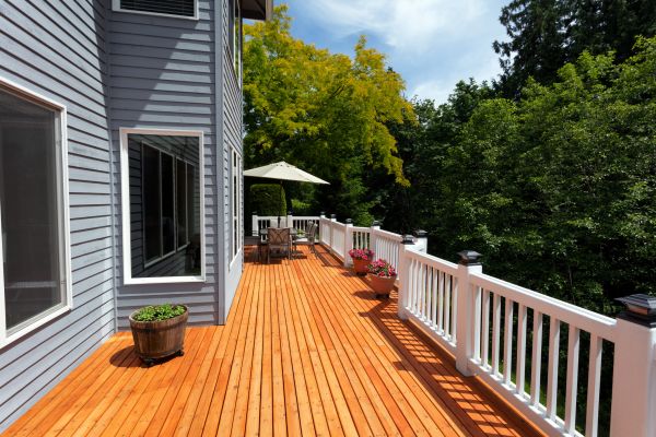 Cedar Deck Construction in Rochester