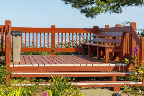 Redwood Deck Construction in Rochester