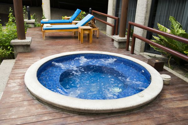 Hot Tub Deck Construction in Rochester